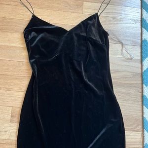 Black Velvet Dress